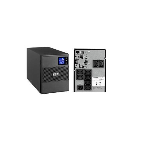 Eaton 5SC 1000i - UPS - AC 230 V - 700 Watt - 1000 VA - RS-232, USB - output connectors: 8 - black - 2