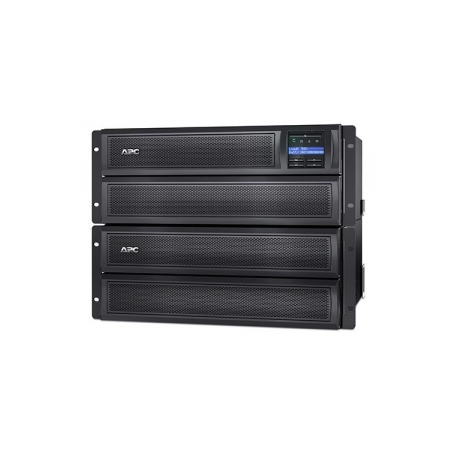 APC Smart-UPS X 2200 Rack / Tower LCD - UPS (rack-mountable / external) - AC 230 V - 1980 Watt - 2200 VA - Ethernet 10 / 100, RS-232, USB - output connectors: 10 - 4U - black - with APC UPS Network Management Card - for P / N: AR106SH6, AR109SH6, AR112SH6, AR3006, AR3006SP, AR3103, AR3103SP, AR3106, AR3106SP - 3