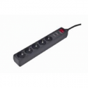 EnerGenie SPG5-C-5 - Surge protector - AC 250 V - output connectors: 5 - Germany - black