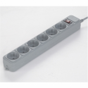Gembird SPG6-B-10C Power Cube - Surge protector - output connectors: 6