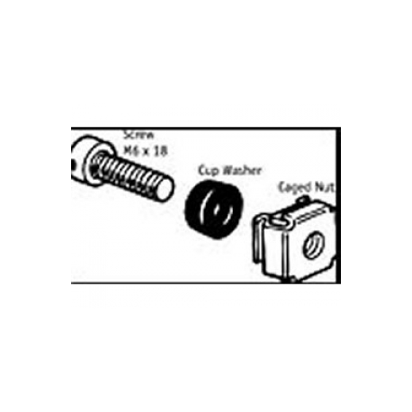 APC M6 Hardware Kit - Rack screws, nuts and washers - for P / N: SMTL1000RMI2UC, SMX1000C, SMX1500RM2UC, SMX1500RM2UCNC, SMX750C, SMX750CNC - 0