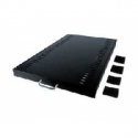 APC - Rack shelf - black - 1U - for NetShelter SX