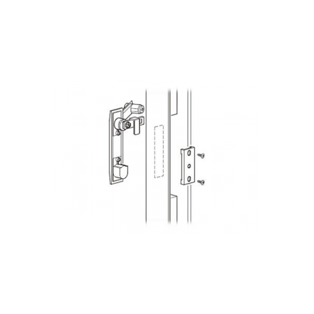 NetBotz Rack Access Electronic Handle - Rack door handle - for P / N: AR3104, AR3104SP1, AR3105, AR3140, AR3155, AR3200, AR3305, AR3340, AR3347, AR3355 - 0