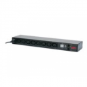 APC Switched Rack PDU AP7920B - Power distribution strip - AC 200 / 208 / 230 V - 2300 VA - Ethernet - input: IEC 60320 C14 - output connectors: 8 (IEC 60320 C13) - 1U - 19" - black - for P / N: SMTL1000RMI2UC, SMX1000C, SMX1500RM2UC, SMX1500RM2UCNC, SMX750C, SMX750CNC
