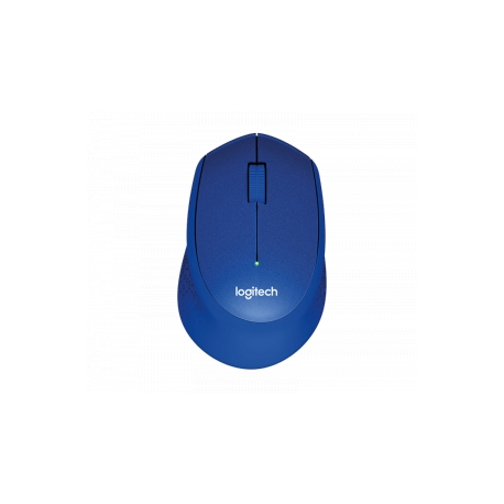 Logitech M330 SILENT PLUS - Mouse - 3 buttons - wireless - 2.4 GHz - USB wireless receiver - blue - 0