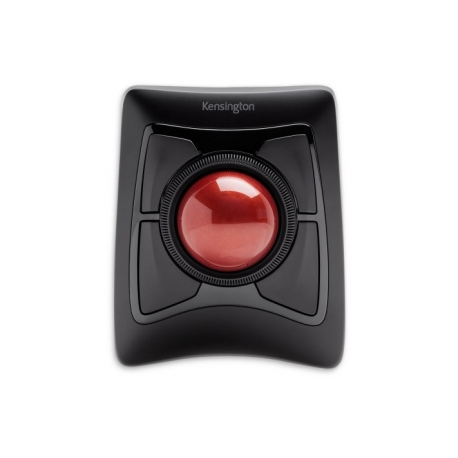 Kensington Expert Mouse Wireless Trackball - Trackball - right and left-handed - optical - 4 buttons - wireless - 2.4 GHz, Bluetooth 5.0 LE - Bluetooth USB adapter - black - 1