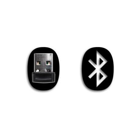 Kensington Expert Mouse Wireless Trackball - Trackball - right and left-handed - optical - 4 buttons - wireless - 2.4 GHz, Bluetooth 5.0 LE - Bluetooth USB adapter - black - 9