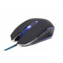 Gembird MUSG-001 - Mouse - right and left-handed - optical - 6 buttons - wired - USB - blue