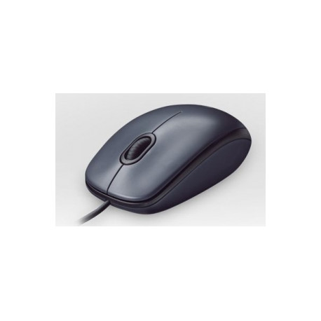 Logitech M90 - Mouse - right and left-handed - optical - wired - USB - 2