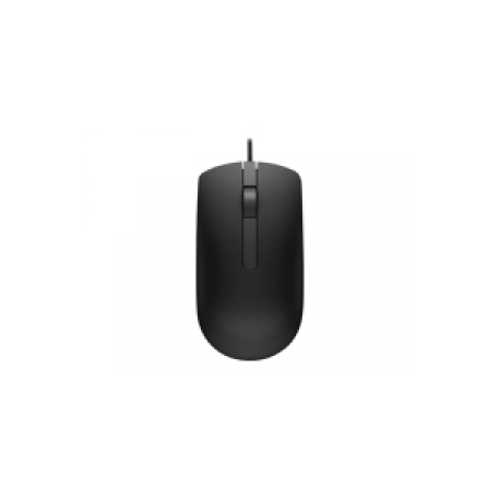 Dell MS116 - Mouse - optical - 2 buttons - wired - USB - black - retail - for Inspiron 17R 57XX, 17R 7720; Latitude D630; OptiPlex 50XX, 5250, 90XX; XPS One 27XX - 0