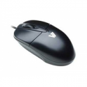 V7 M30P10-7E - Mouse - optical - 3 buttons - wired - USB - black, silver