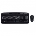 Logitech Wireless Combo MK330 - Keyboard and mouse set - wireless - 2.4 GHz - QWERTY - Nordic - black