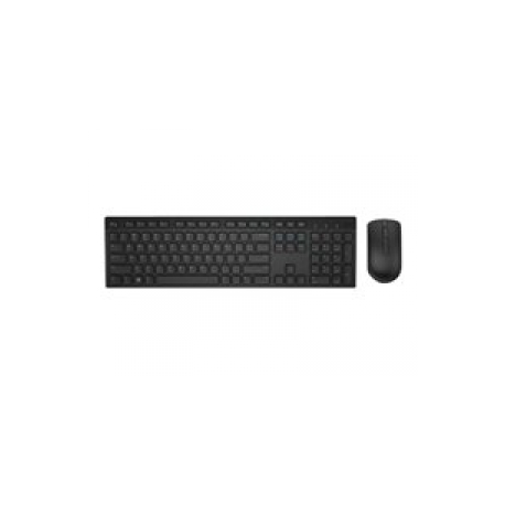 Dell KM636 - Keyboard and mouse set - wireless - QWERTY - UK - black - for Latitude 33XX 2-in-1; OptiPlex 70XX; Precision 57XX, 77XX; Vostro 35XX, 36XX - 0