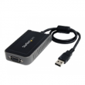 StarTech.com USB to VGA Adapter - 1920x1200 - External Video & Graphics Card - Dual Monitor Display Adapter - Supports Windows (USB2VGAE3) - USB / VGA adapter - TAA Compliant - USB (M) to HD-15 (VGA) (F) - USB 2.0 - 50 cm - 1920 x 1200 (WUXGA) support - grey - for P / N: MXT101MM
