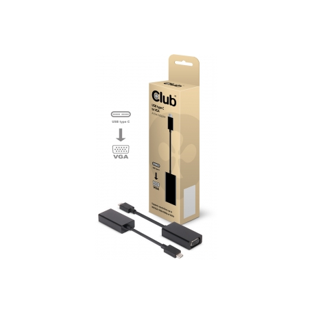 Club 3D - External video adapter - USB-C - VGA - 0