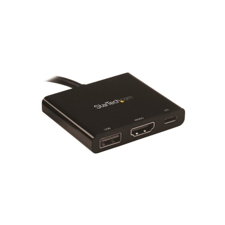 StarTech.com USB-C to HDMI Adapter - 4K 30Hz - Thunderbolt 3 Compatible - with Power Delivery (USB PD) - USB C Adapter Converter (CDP2HDUACP) - Docking station - USB-C  /  Thunderbolt 3 - HDMI - 2