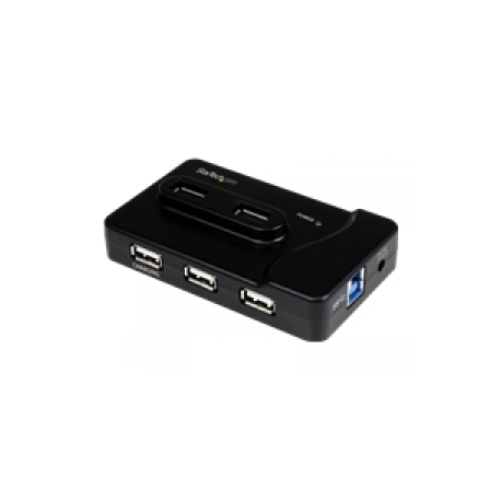 StarTech.com 7 Port USB Hub - 2 x USB 3A, 4 x USB 2A, 1 x Dedicated Charging Port - Multi Port Powered USB Hub with 20W Power Adapter (ST7320USBC) - Hub - 2 x SuperSpeed USB 3.0 + 4 x USB 2.0 - desktop - for P / N: MSDREADU3CA, SDMSDRWU3AC, USB312SAT3CB, USB315CB2M, USBLTM1MBK, USBLTM1MWH - 0
