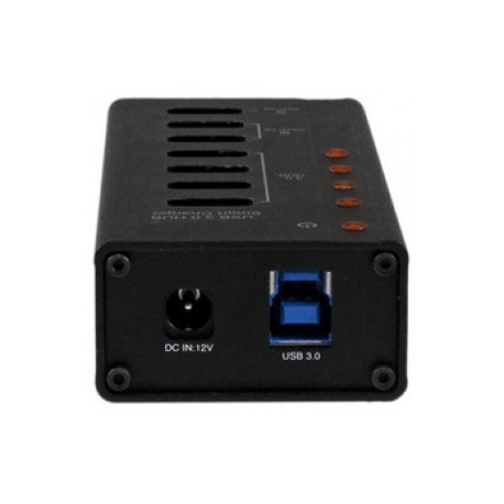 StarTech.com 7 Port USB 3.0 Charging Hub - 4 x USB-A, 3 x USB-A Dedicated Charging Ports - Powered Mountable USB Charging Station (ST4300U3C3) - Hub - 4 x SuperSpeed USB 3.0 - desktop - for P / N: PEXUSB3S3GE, SVA12M5NA, USB312SAT3CB, USB315CB2M, USBLT1MWS, USBLTM1MBK, USBLTM1MWH - 2