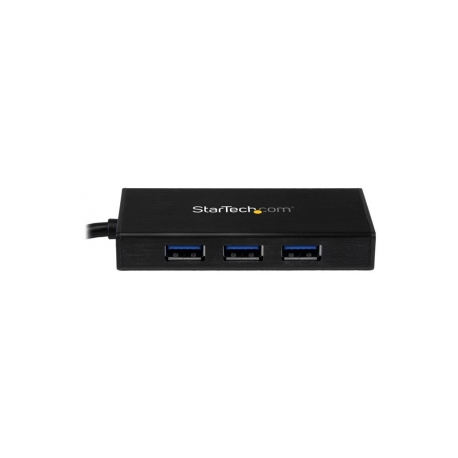 StarTech.com USB 3.0 Hub with Gigabit Ethernet Adapter - 3 Port - NIC - USB Network  /  LAN Adapter - Windows & Mac Compatible (ST3300GU3B) - Hub - 3 x SuperSpeed USB 3.0 + 1 x 10 / 100 / 1000 - desktop - for P / N: PEXUSB3S2EI, PEXUSB3S42, PEXUSB3S7, SVA5H2NEUA - 1