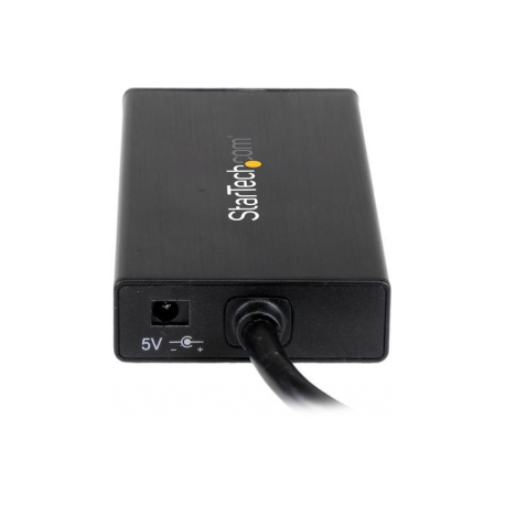 StarTech.com USB 3.0 Hub with Gigabit Ethernet Adapter - 3 Port - NIC - USB Network  /  LAN Adapter - Windows & Mac Compatible (ST3300GU3B) - Hub - 3 x SuperSpeed USB 3.0 + 1 x 10 / 100 / 1000 - desktop - for P / N: PEXUSB3S2EI, PEXUSB3S42, PEXUSB3S7, SVA5H2NEUA - 3