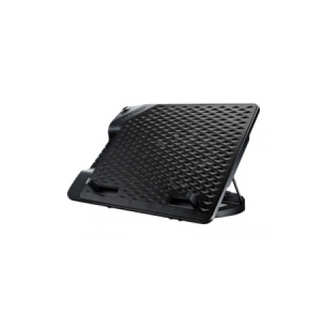 Cooler Master Notepal ERGOSTAND III - Notebook stand - with 4-port USB hub, cooling fan - 230 mm - black - 0