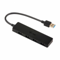 I-Tec USB 3.0 Slim Passive HUB - Hub - 4 x SuperSpeed USB 3.0 - desktop