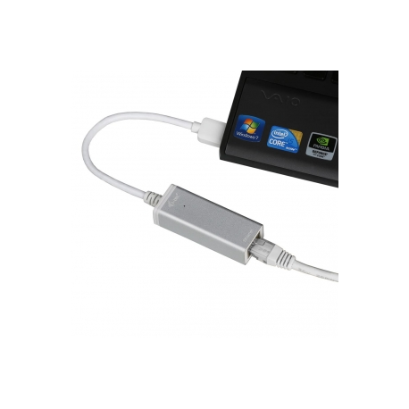 I-Tec USB 3.0 Slim HUB 3 Port + Gigabit Ethernet Adapter - Hub - 3 x SuperSpeed USB 3.0 + 1 x 10 / 100 / 1000 - desktop - 3