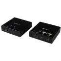 StarTech.com HDMI over CAT6 Extender with 4-port USB Hub - Remote HDMI over CAT5 or CAT6 - 165 ft (50m) - 1080p (ST121USBHD) - Video / audio / infrared / USB extender - over CAT 6 - up to 50 m