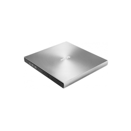 ASUS ZenDrive U7M SDRW-08U7M-U - Disk drive - DVD±RW (±R DL) / DVD-RAM - 8x / 8x / 5x - USB 2.0 - external - silver - 3