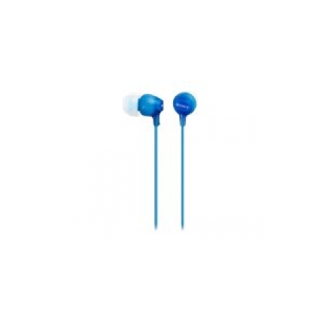 Sony MDR-EX15LP - EX Series - earphones - in-ear - wired - 3.5 mm jack - blue - 1