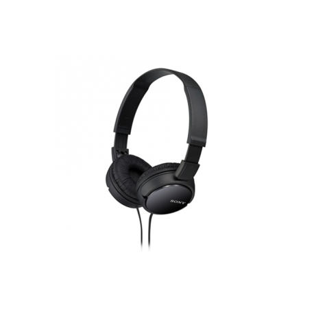 Sony MDR-ZX110 - Headphones - full size - wired - 3.5 mm jack - black - 0
