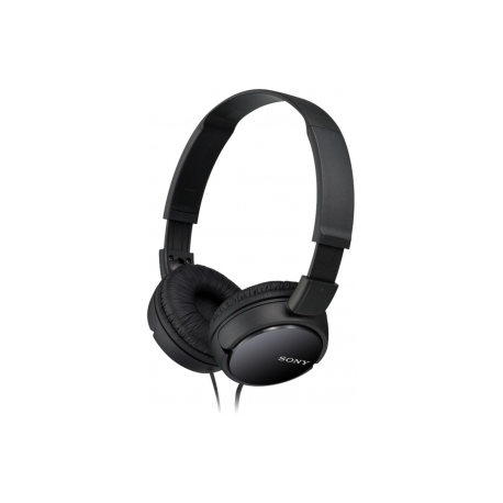 Sony MDR-ZX110 - Headphones - full size - wired - 3.5 mm jack - black - 4