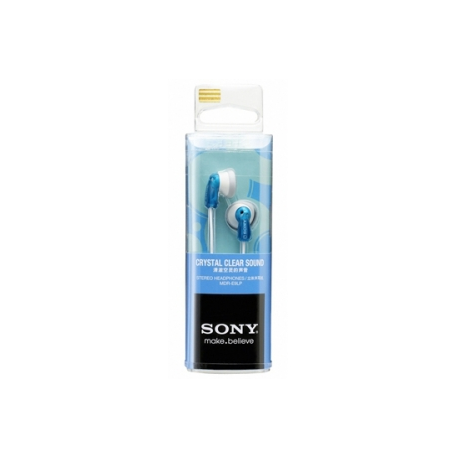 Sony MDR-E9LP - Headphones - ear-bud - wired - 3.5 mm jack - blue - 1