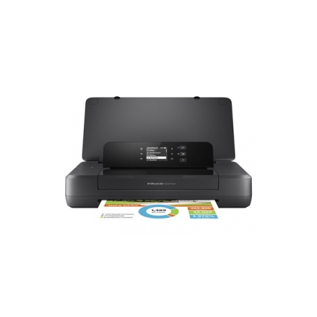 HP Officejet 200 Mobile Printer - Printer - colour - ink-jet - A4 / Legal - 1200 x 1200 dpi - up to 20 ppm (mono) / up to 19 ppm (colour) - capacity: 50 sheets - USB 2.0, USB host, Wi-Fi - 0