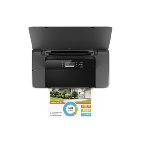 HP Officejet 200 Mobile Printer - Printer - colour - ink-jet - A4 / Legal - 1200 x 1200 dpi - up to 20 ppm (mono) / up to 19 ppm (colour) - capacity: 50 sheets - USB 2.0, USB host, Wi-Fi - 8