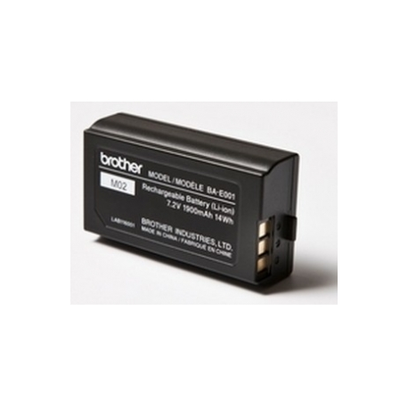 Brother BA-E001 - Printer battery - Lithium Ion - for Brother PT-P750; P-Touch PT-750, E300, E500, E550, H500, H75, P750; P-Touch EDGE PT-P750 - 1