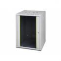 DIGITUS SoHoline DN-19 16U-6 / 6 - Cabinet - wall mountable - grey, RAL 7035 - 16U - 19"
