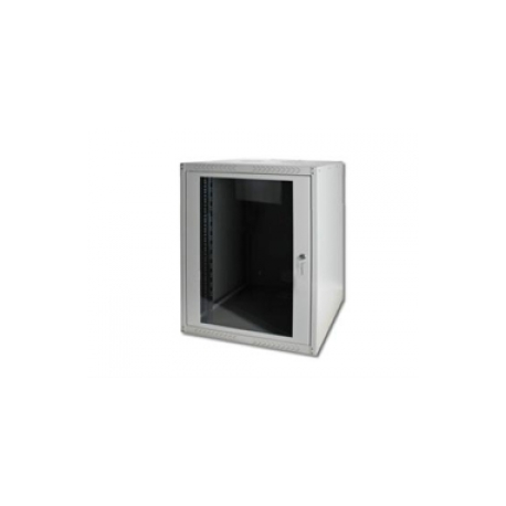 Digitus DN-19 16-U-EC - Cabinet - wall mountable - grey, RAL 7035 - 16U - 19" - 0