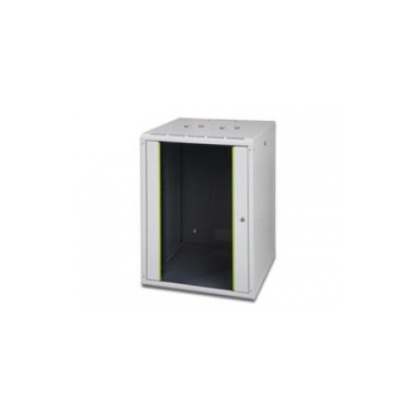 DIGITUS SoHoline DN-19 12U-6 / 6 - Cabinet - wall mountable - grey, RAL 7035 - 12U - 19" - 0