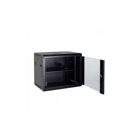 Netrack - Cabinet - wall mountable - black - 15U - 19" - 1