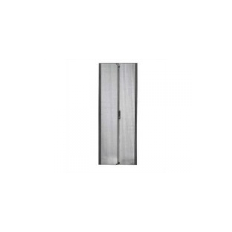 APC - Rack door - black - 48U - for P / N: SMX2000LVNCUS, SMX2000LVUS, SMX3000HVTUS, SMX3000LVUS, SRT1000RMXLI, SRT1000RMXLI-NC - 0