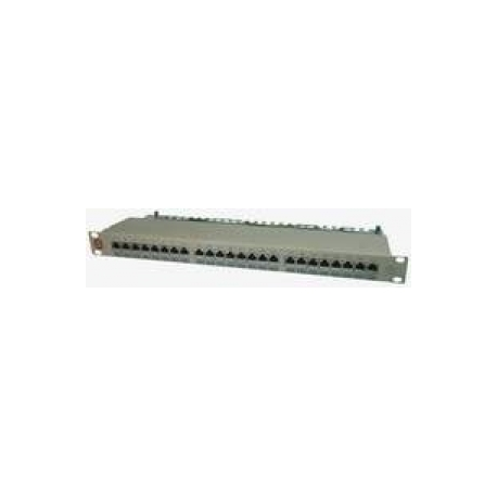 DIGITUS DN-91524S - Patch panel - CAT 5e - RJ-45 X 24 - grey, RAL 7035 - 1U - 19" - 0