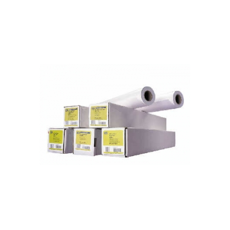 HP Universal - Wood fibre - matte - 4.2 mil - bright white - Roll A1 (61.0 cm x 45.7 m) - 80 g / m² - 21 lbs - 1 roll(s) bond paper - for DesignJet 45XX, T1100, T1120, T120, T1200, T1300, T1500, T2300, T520, T920, Z2600, Z5200 - 0