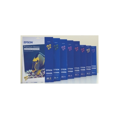 Epson Photo Quality Ink Jet Paper - Matte - coated - pure white - A4 (210 x 297 mm) - 102 g / m² - 100 sheet(s) paper - for EcoTank ET-2810, 2815, 2825, 2826, 2850, 2851, 2856, 4800, 4850; SureColor SC-P700, P900 - 2