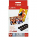 Canon KC-36IP - 54 x 86 mm print cartridge / paper kit - for SELPHY CP1000, CP1200, CP1300, CP330, CP530, CP780, CP790, CP800, CP820, CP900, CP910