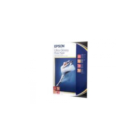Epson Ultra Glossy Photo Paper - Glossy - A4 (210 x 297 mm) 15 sheet(s) photo paper - for EcoTank ET-1810, 2810, 2811, 2814, 2815, 2820, 2825, 2826, 2850, 2851, 2856, 4800, 4850 - 0