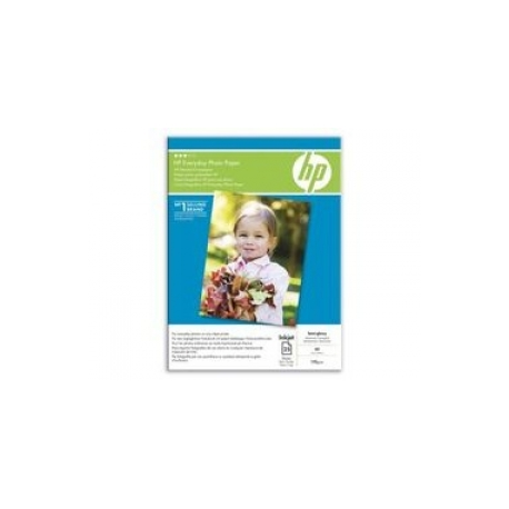 HP Everyday Photo Paper - Glossy - 8 mil - A4 (210 x 297 mm) - 200 g / m² - 25 sheet(s) photo paper - for ENVY 50XX, 76XX; ENVY Inspire 7920; Officejet 52XX, 80XX; Photosmart B110, Wireless B110 - 0