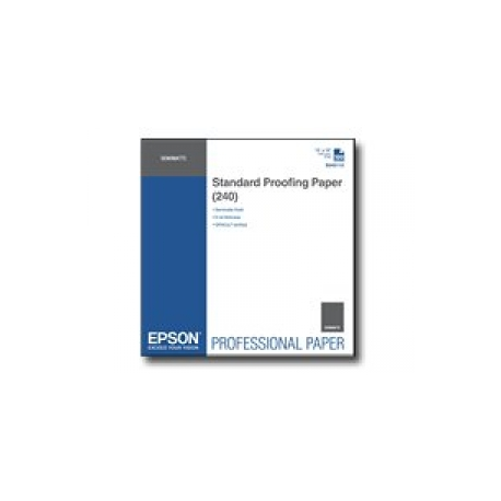 Epson Proofing Paper Standard - Semi-matte - 9 mil - 330 x 482 mm - 240 g / m² - 100 sheet(s) proofing paper - for SureColor SC-P10000, P20000, P6000, P7000, P7500, P8000, P9000, P9500, T3200, T5200, T7200 - 0