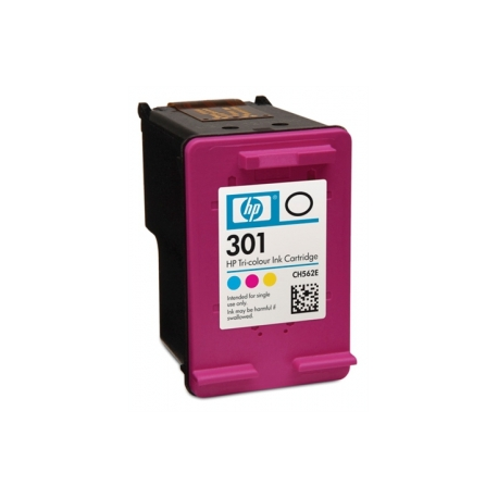 HP 301 - Colour (cyan, magenta, yellow) - original - ink cartridge - for Deskjet 1000, 1010, 1050 J410, 1050A J410, 1051A J410, 1055 J410, 1056 J410, 1510, 1512 - 1