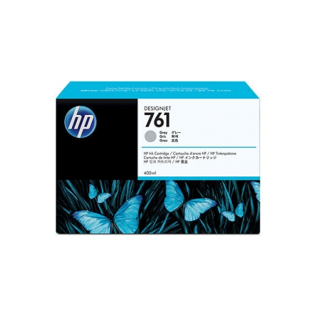 HP 761 - 400 ml - grey - original - DesignJet - ink cartridge - for DesignJet T7100, T7200 Production Printer - 2